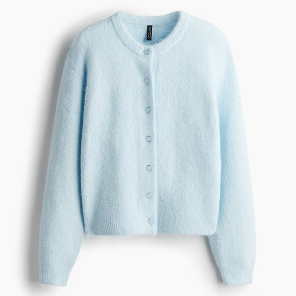 H&M LIGHT BLUE CARDIGAN - Picture 1 of 6